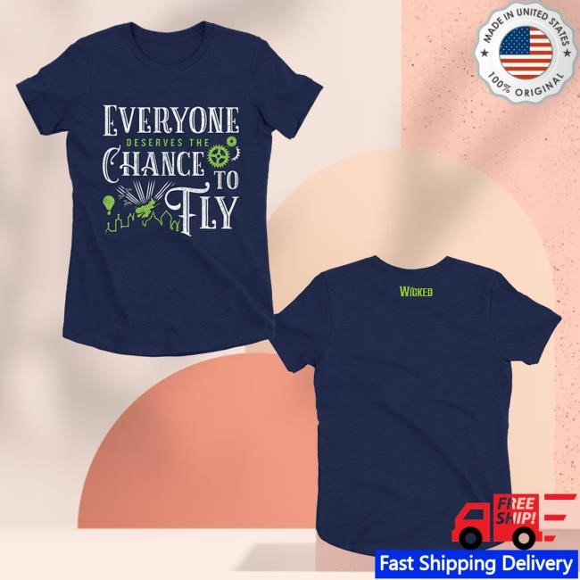 Wicked Women's Chance to Fly Short Sleeve Tee Wicked the Musical Shop