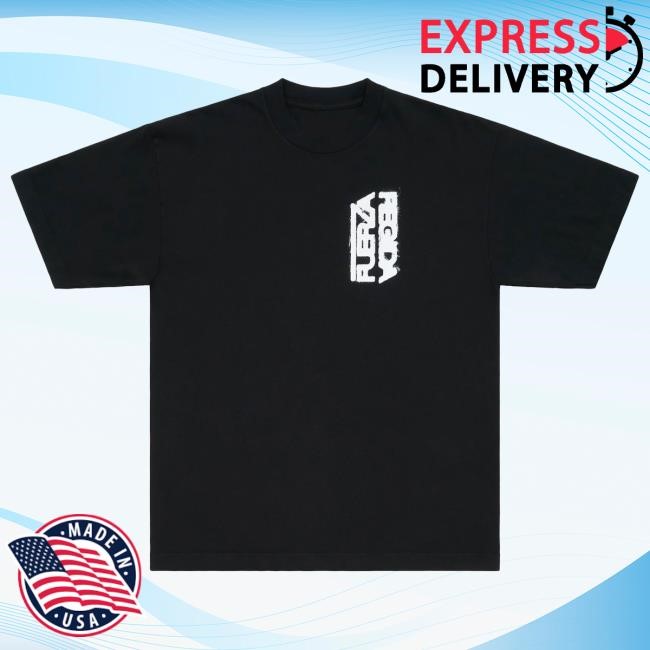 Fuerza Regida Plvo - Black S/S Tee | Fuerza Regida Merch Store Official