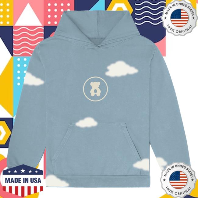 Official 6Lack Store Shop 6Ear Cloud Popover Hoodie - Blue