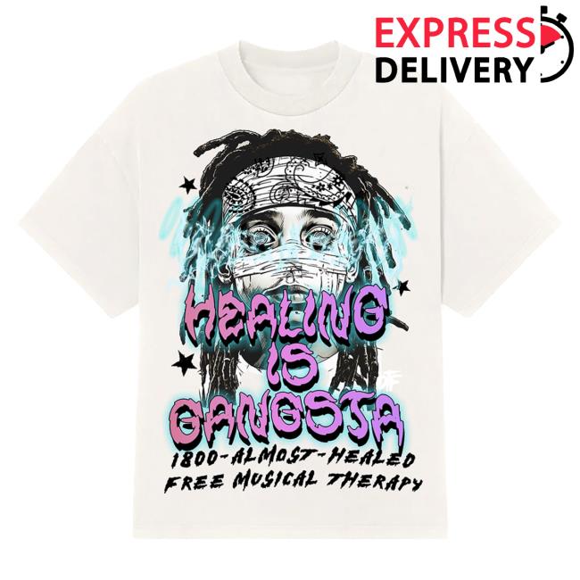 Official Lil Durk Otf Gear Merch Healing Is Gangsta Tee