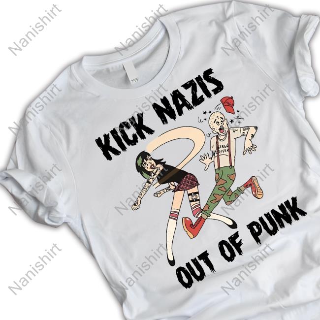 Official No Gods No Masters Kick Nazis Out Of Punk T-Shirt