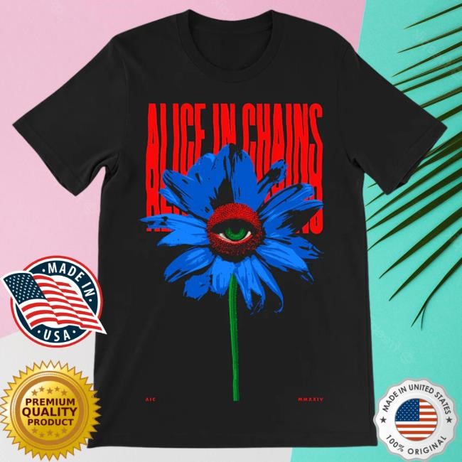 Official Alice In Chains Merch Shop One Eyed Daisy New T-Shirt Alice In Chains