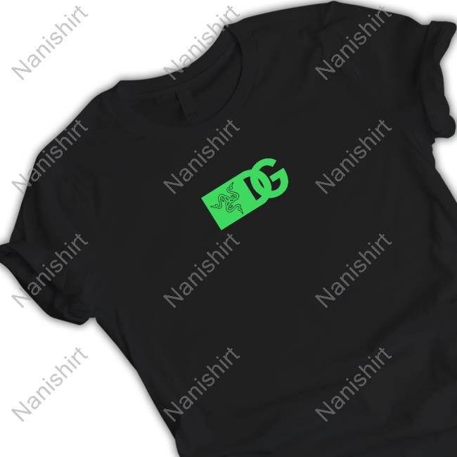 Razer Dolce & Gabbana For Gamers By Gamers Shirt New