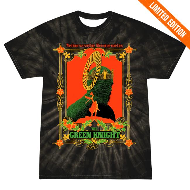 Official Studiohouse Designs Merch Store The Green Knight Tiedye Attractive Shirt Black Studiohouse Designs Apparel Clothing Shop StudiohouseDesigns