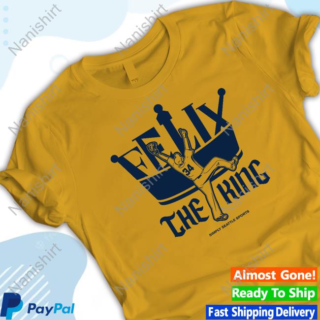 Official Simplyseattle Merch The King Felix T Shirts