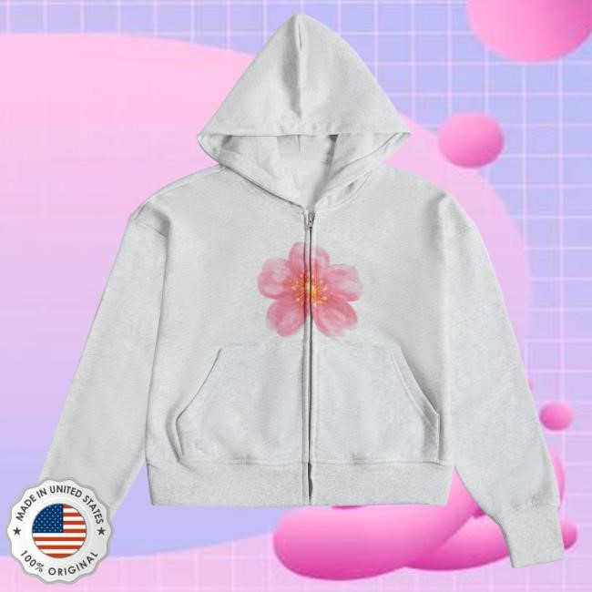 Official Mandys Iphone Gray Zip-Up Hoodie