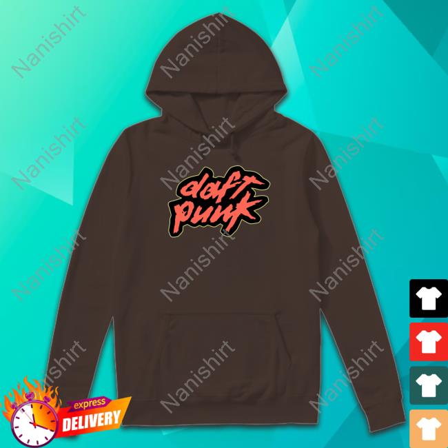 Official Daft Punk Merch Daft Punk Logo Hoodie