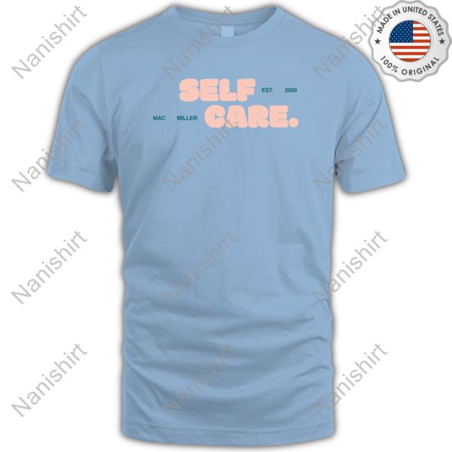 Official Mac Miller Merch Self Care Bubble Shirt