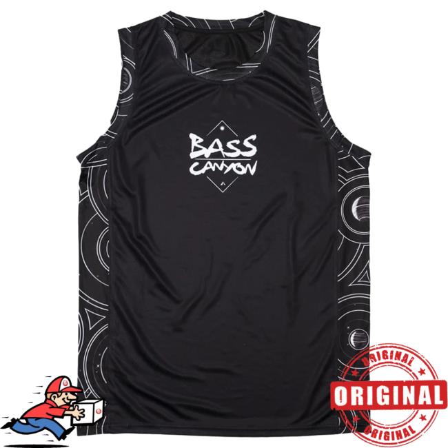Official Excision Merch Bass Canyon Planets Basketball Jersey Tank Shirts Black/White