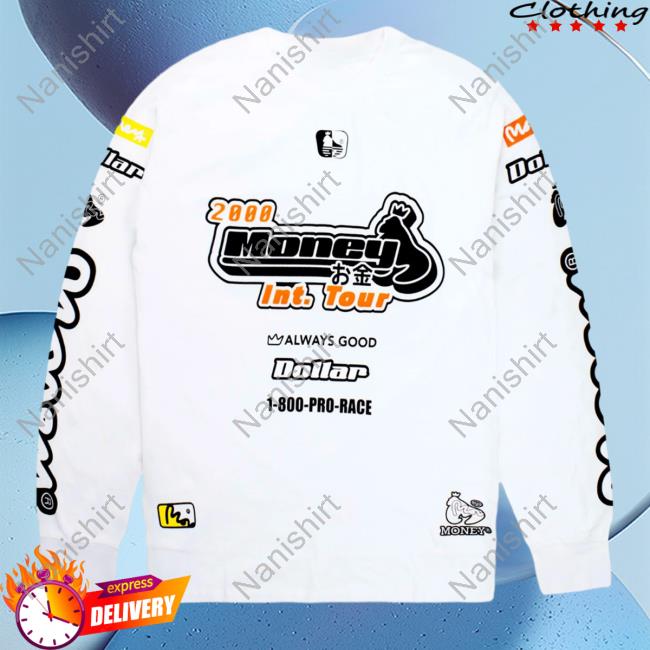Official Money Clothing Speed Way L/S Crew neck Sweatshirt White