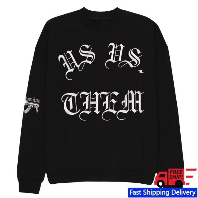 G59 Records Official Merch Us/Never/Them French Terry Top Pullover Crewneck Sweatshirt Suicideboys