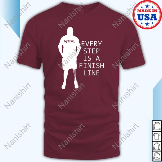 Official Every Step Is A Finish Line Tee Shirt