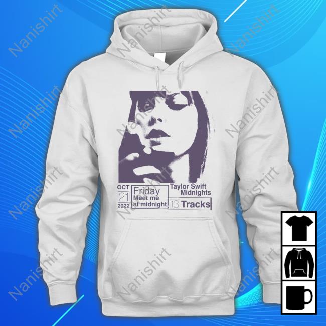 Official Taylor Swift Midnights Album Cover Shirt