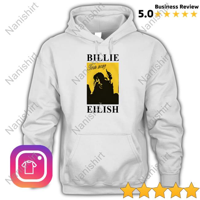 Billie Eilish Explain It Off White Tour Shirt