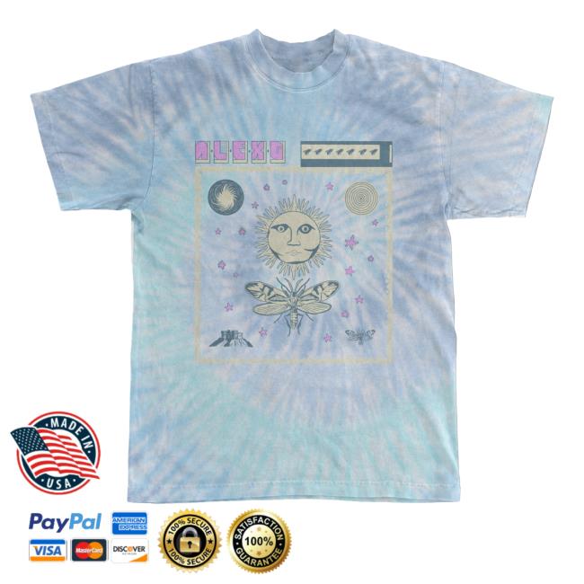 Official Merch Alex G Moth Tie Dye Shirt