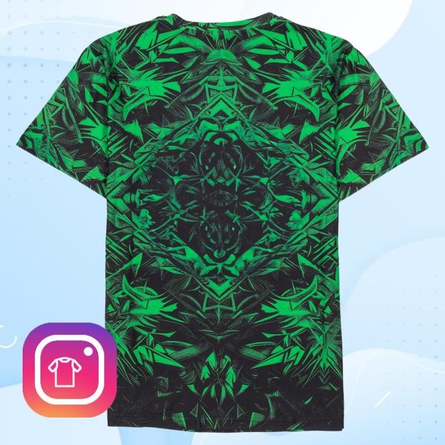 Official Excision Merch Lost Lands 2024 Sublimated Shirts (Green)
