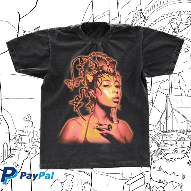 Kali Uchis Clothing Store Shop RMIV West Coast Tour Black Top Shirt Kaliuchis Merch