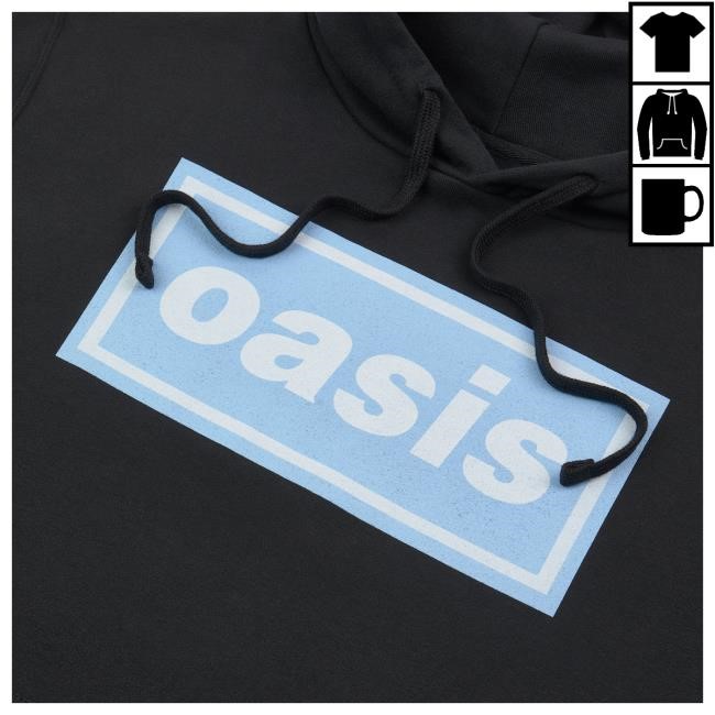 Official Oasis Merch Store Oasis Man City Hoodie