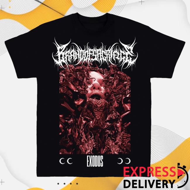 Official Brand Of Sacrifice Merch Exodus Black T-Shirt