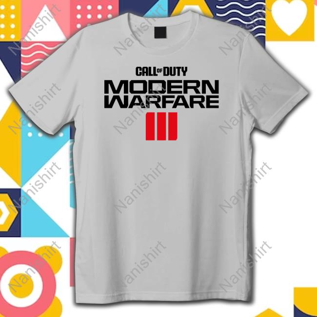 Call Of Duty Merch Modern Warfare III Wordmark Crewneck