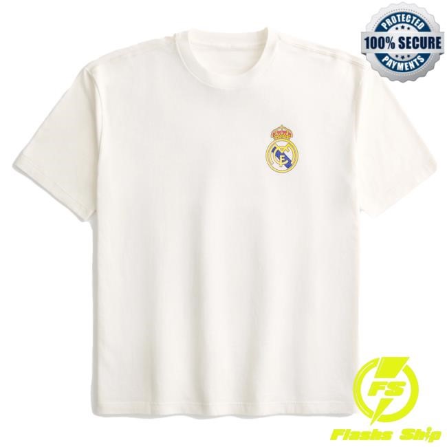 Official Hollister Shop Boxy Real Madrid CF Graphic Shirts HollisterCO