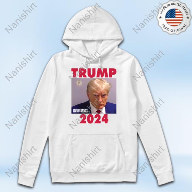 Official Sebastian Gorka Store Trump 2024 Mug Shot Hoodie