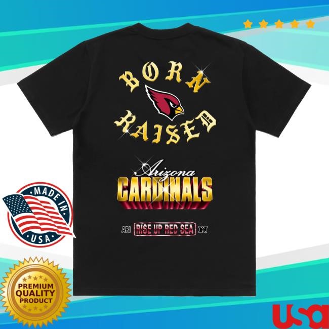 Born X Raised + Cardinals Chrome Rocker New T-Shirt