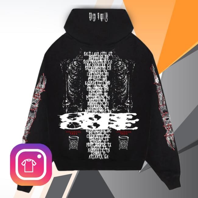 Official Playboi Carti Merch Store Ken Carson XBullet Tour Zip Hood