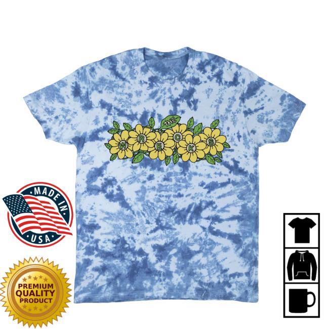 We Are The Wrecks Limited Wrecks Floral Tie Dye Pullover Sweatshirt