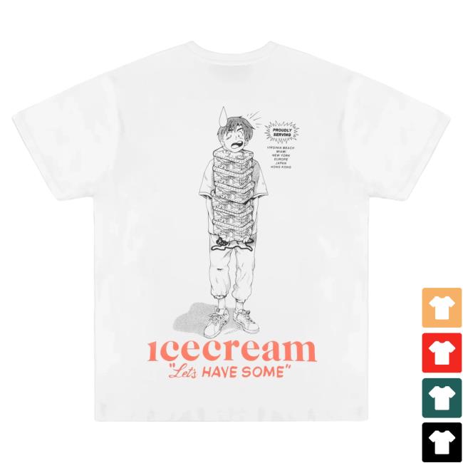 Metro Fusion Icecream The Collector T-Shirt White Metrofusion