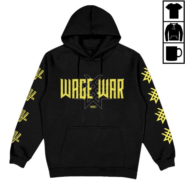 Official Wage War Merch Store Wage War MMXXIV Popover Hoodie (Black)