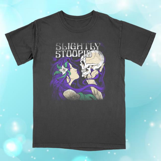 Official Slightly Stoopid Merch Store Shop Slightly Stoopid Skull Kiss T-Shirt SlightlyStoopid