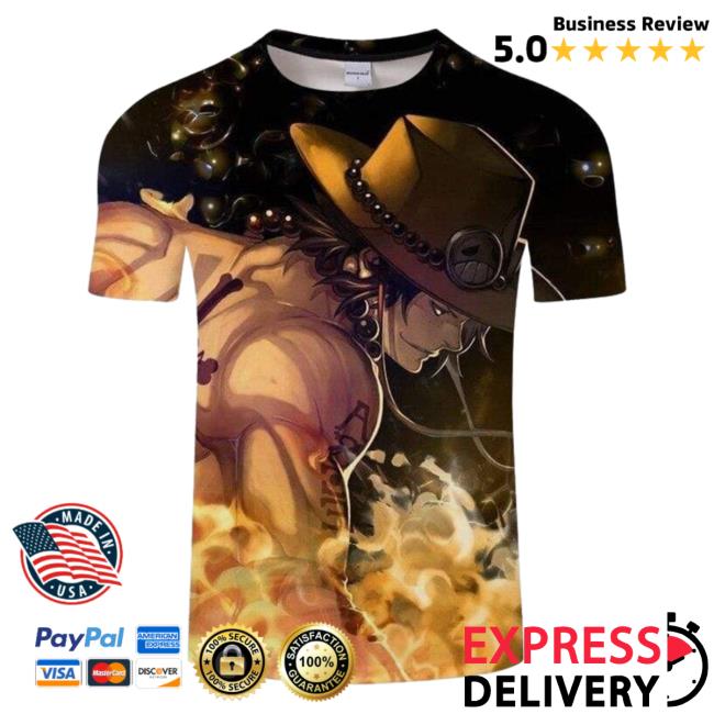 Ace Fireman One Piece Hot Shirt