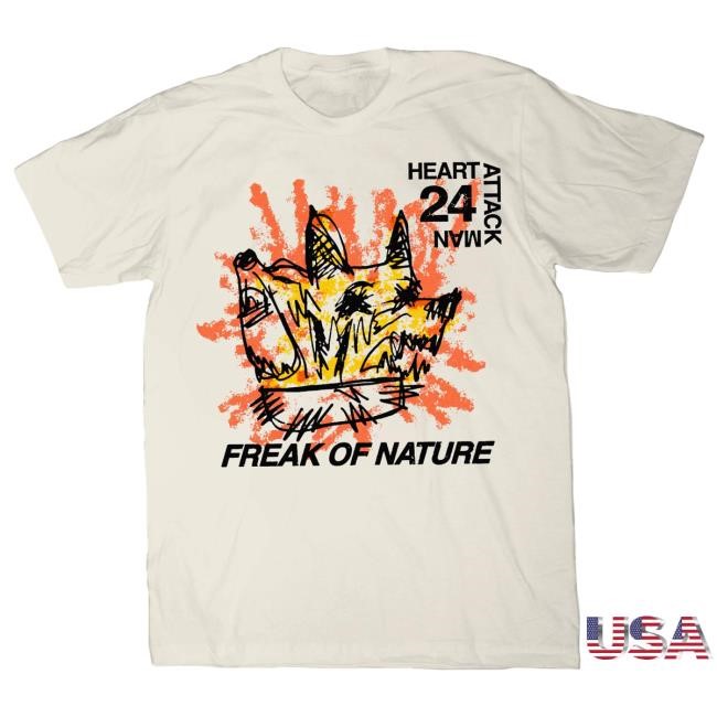 Heart Attack Man Merch Scribble Dog New Tee