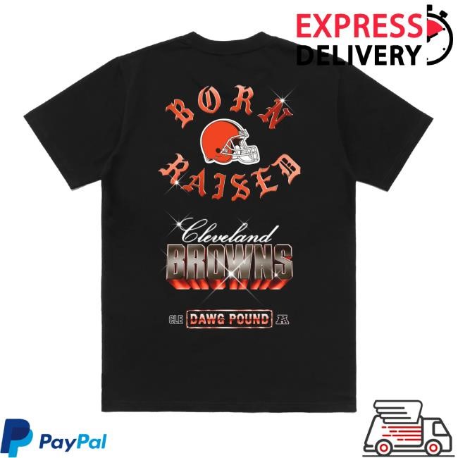 Born X Raised + Browns Chrome Rocker New T-Shirt