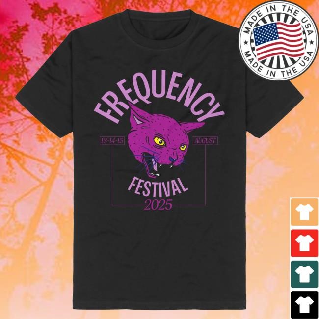 Official Frequency Festival Shop Festival Cat (Line-Up 2025) Tees FM4 Frequency Festival Official Frequency Festival Shop Festival Cat (Line-Up 2025) Tshirt FM4 Frequency Festival