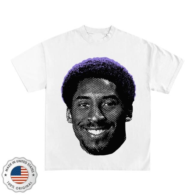 Kobe Bryant Afro Graphic New Shirt
