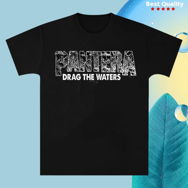 Official Pantera Merch Store Shop Pantera Drag The Waters Snakeskin T-Shirts