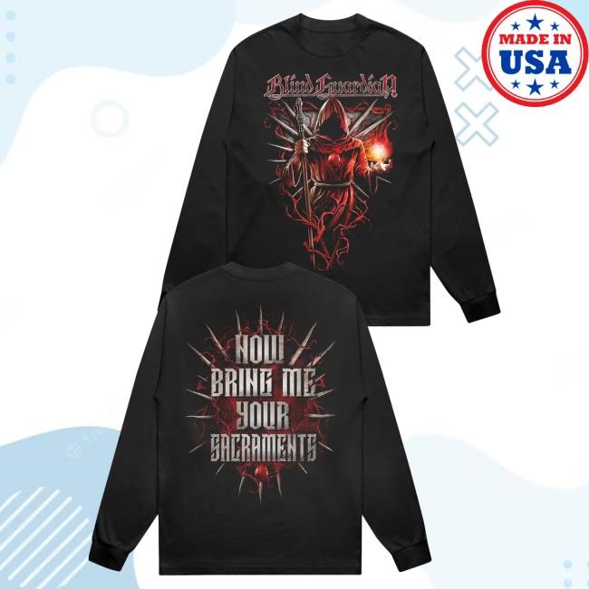 Official Blind Guardian Apparel Sacraments Long Sleeve T Shirt