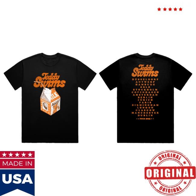 Teddy Swims Milk Carton Dateback Top Shirt