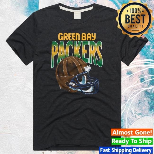 Green Bay Packers Gradient Alt Helmet New Shirt Homage | Green Bay Packers Official | NFL Football