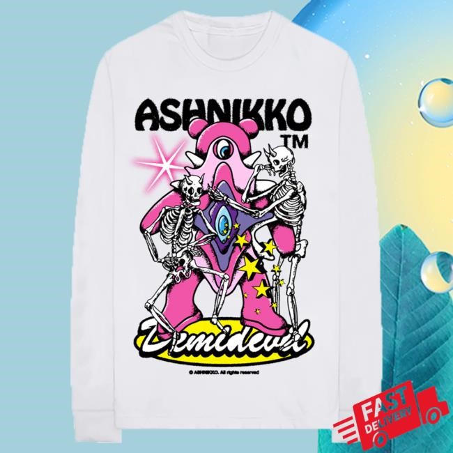 Ashnikko Archive Skeleton Dry Hump Longsleeve Orange Tee