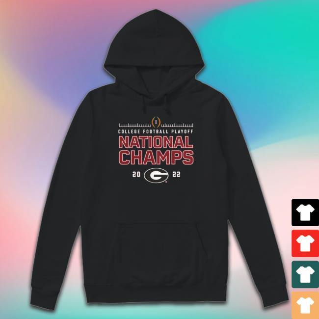 Georgia Bulldogs College Football Playoff 2022 National Champions Schedule Sweater Georgia Bulldogs College Football Playoff 2022 National Champions Schedule Hoodie