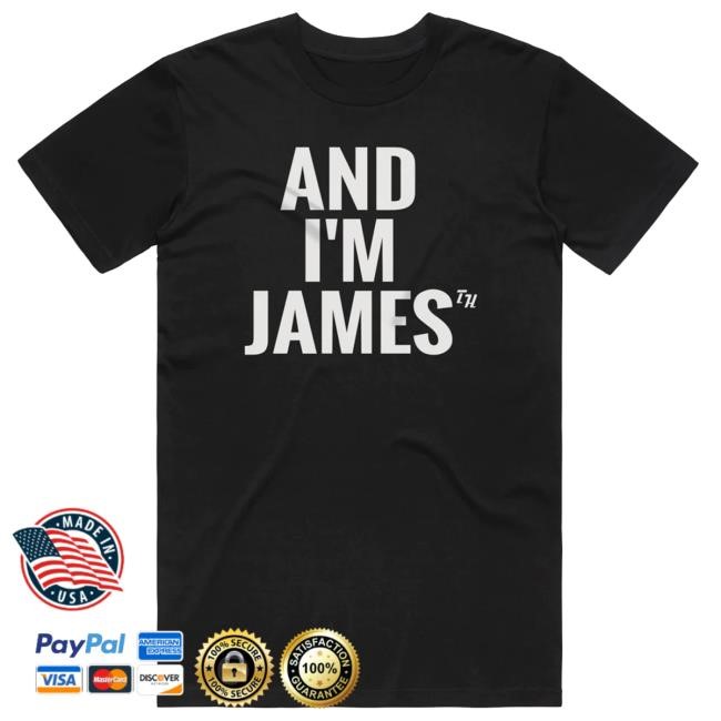 Throttle House - And I'm James - Black New Shirt