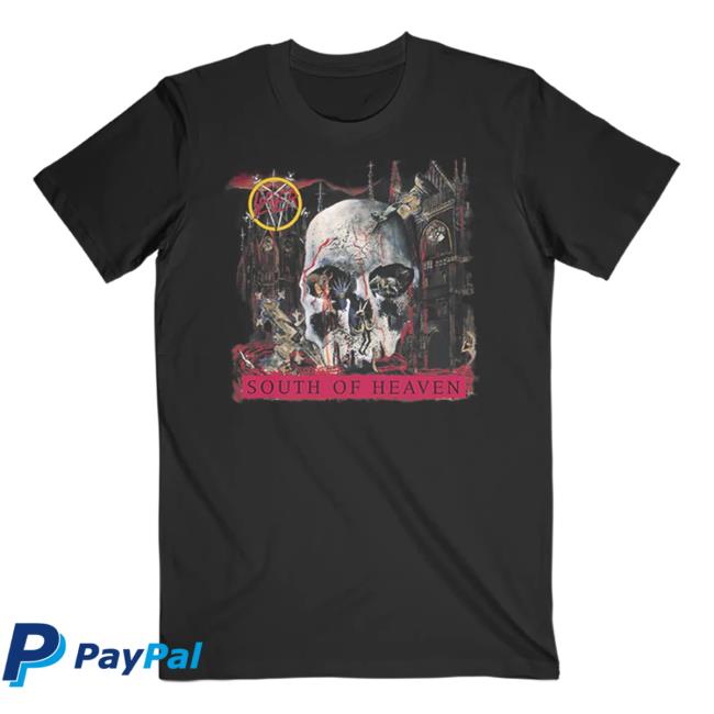 Official Slayer Clothing Store Shop Merch South Of Heaven Tee Shirt