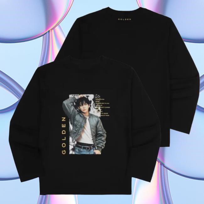 Kim Seokjin Merch BTS Jungkook Golden L/S Shirt New