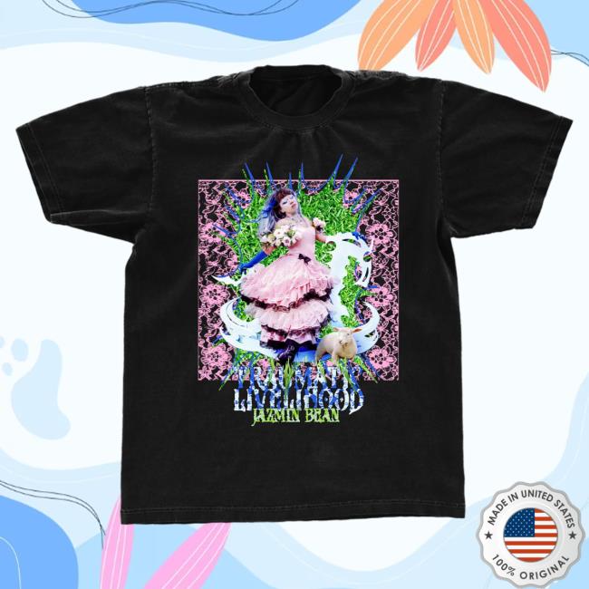 Official Interscope Records Jazmin Bean Merch Store Traumatic Livelihood T Shirt JazminBean