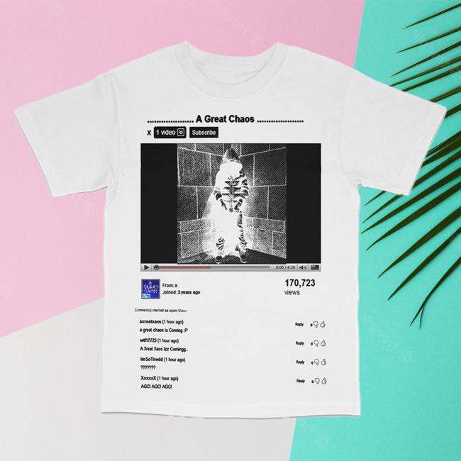 Official Interscope Records KenCarson Clothing Store Ken Carson Merch Agc Agreat Chaos Youtube Tee Shirt