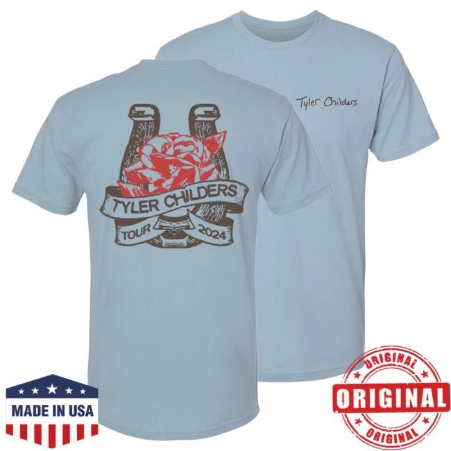 Official Tyler Childers Merch Store Tyler Childers Blue Muleshoe Hot Shirt TylerChilders