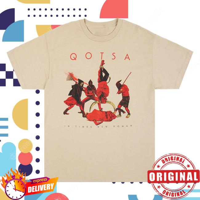 Official Queens Of The Stone Age Merch Store Shop Qotsa In Times New Roman... Sand Hot Shirt